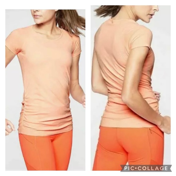 ATHLETA Women’s SPEEDLIGHT TEE ENERGETIC PEACH